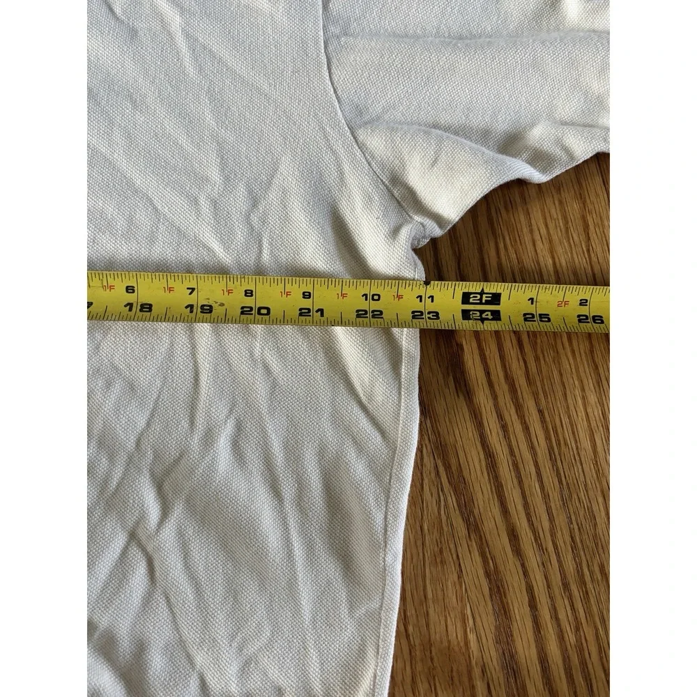 Polo Ralph Lauren Men's L Classic Fit Short Sleeve Pale Yellow Blue Pony Cotton